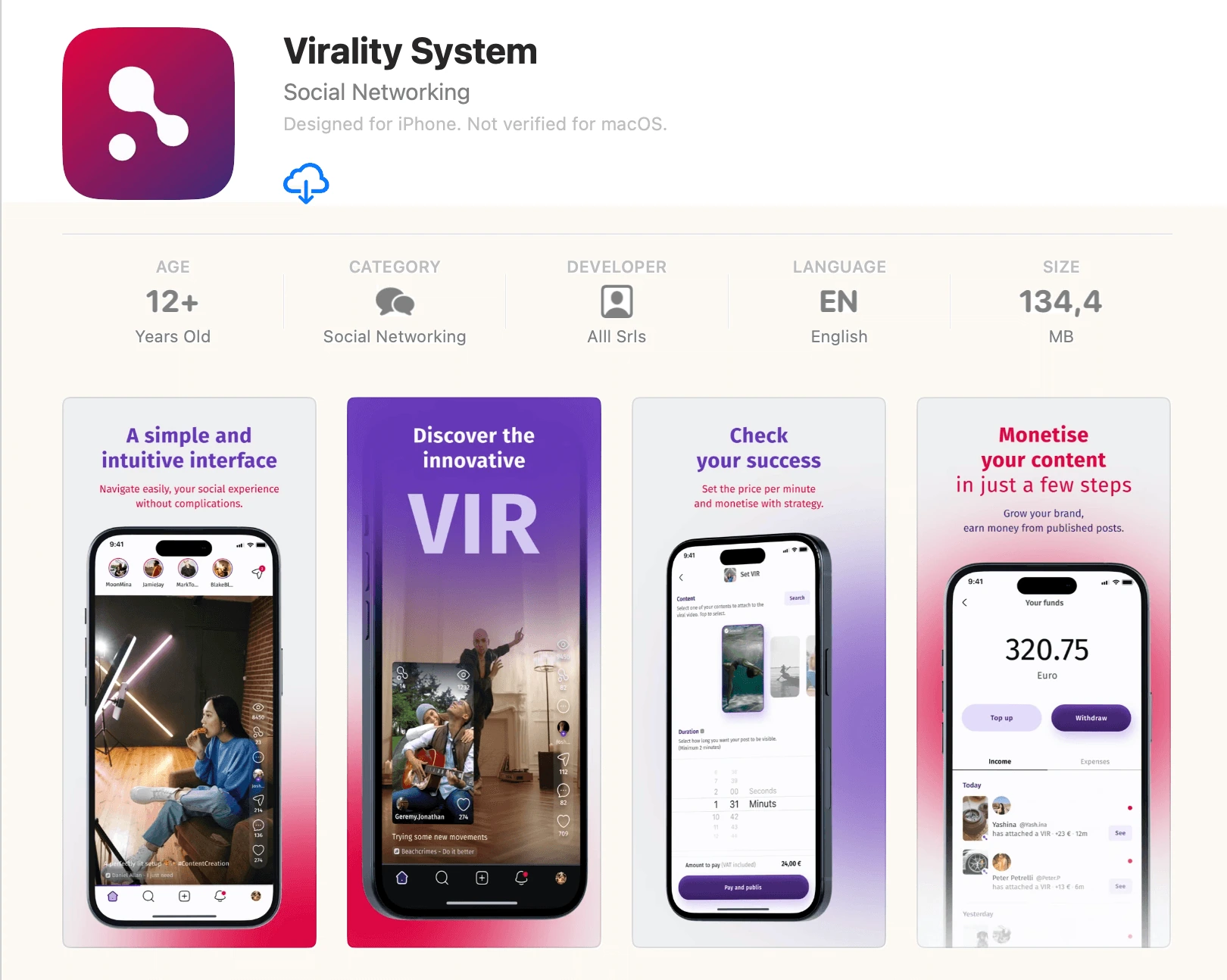 The final Virality System design